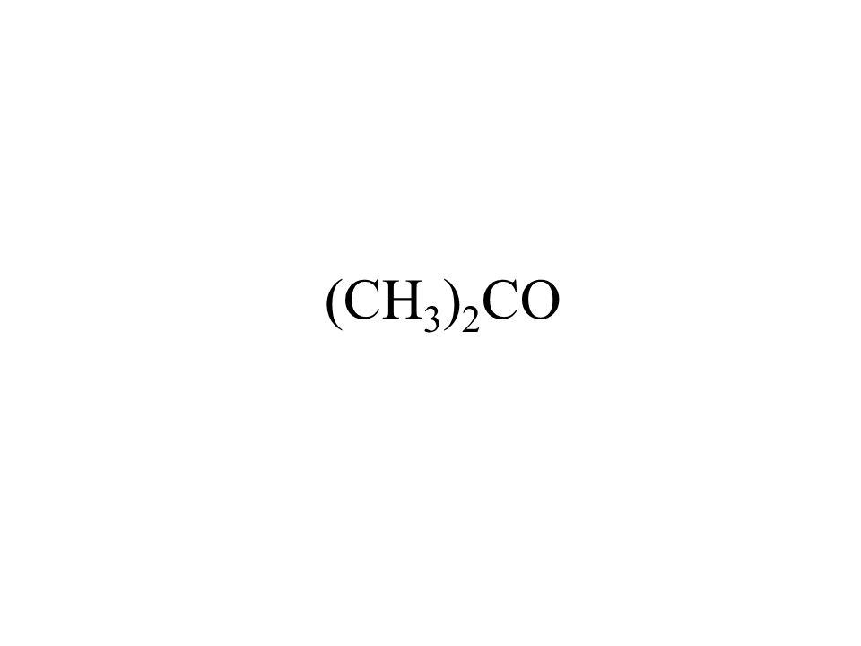 (CH 3 ) 2 CO