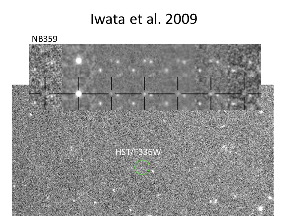 Iwata et al NB359 HST/F336W